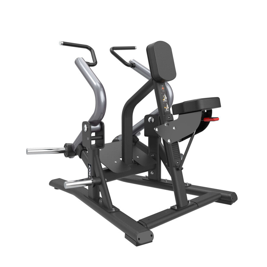 Unilateral diverging seated row