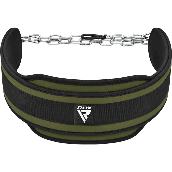 RDX T7 Elite Weight Training Dipping Belt with Chain