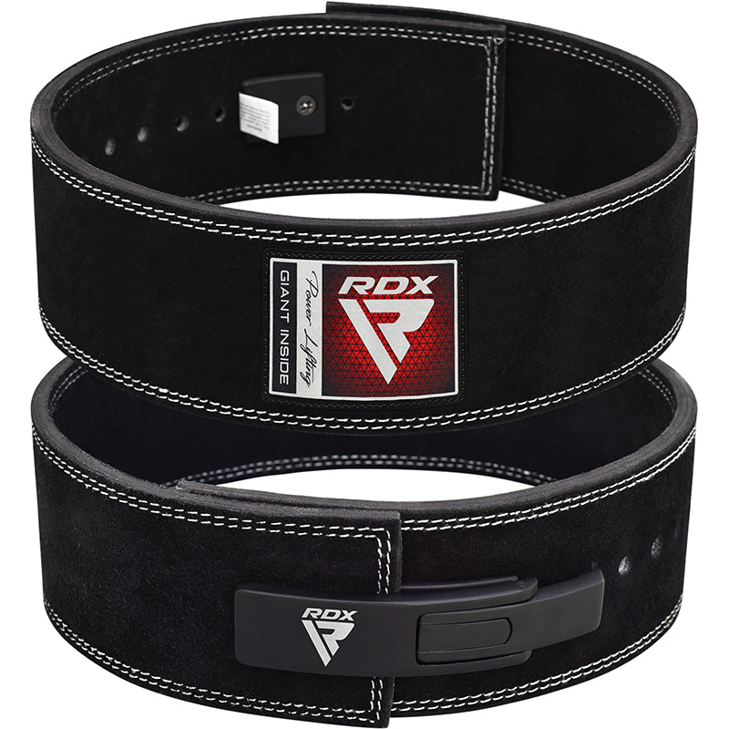 RDX 4 POLEGADAS IPL / USPA & WORLD POWERLIFTING CONGRESSO APROVADO POWERLIFTING LEATHER GYM BELT - RDX e6bc301570