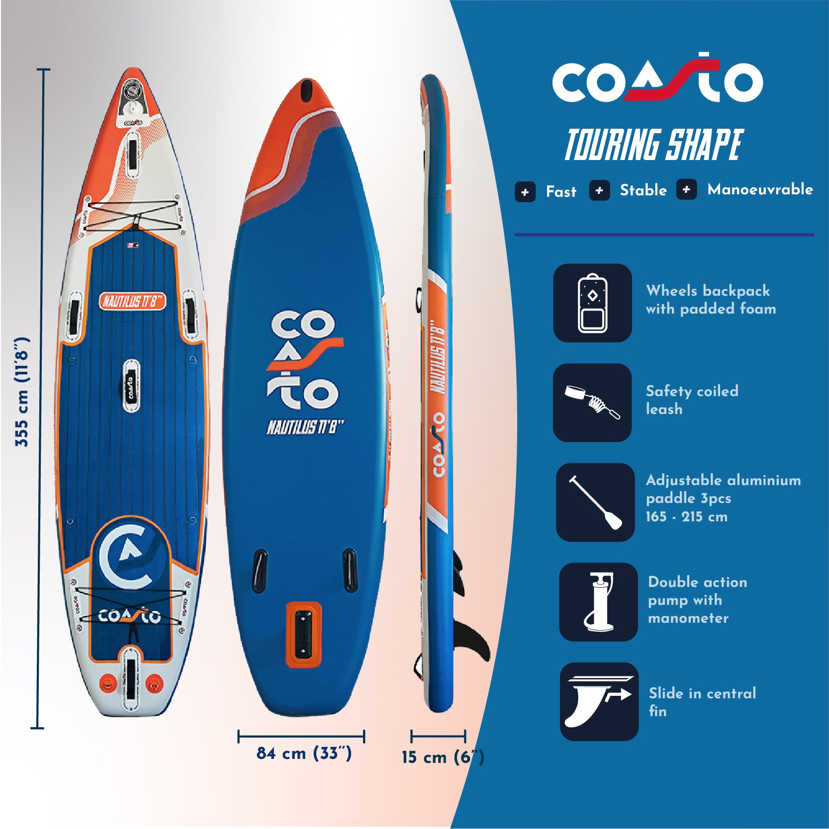 Coasto Nautilus 11'8