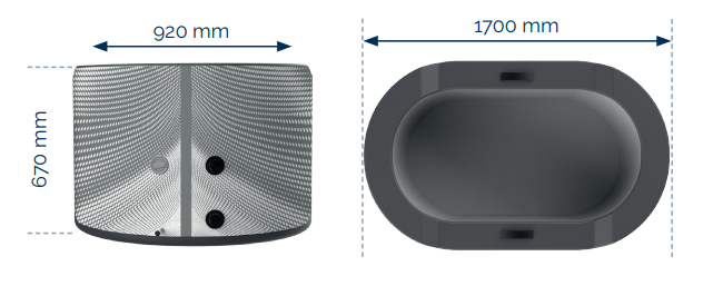Kit di raffreddamento per bagno di ghiaccio NetSpa Järvi incluso 3-40°C Wellness - Raffreddatore 3kw