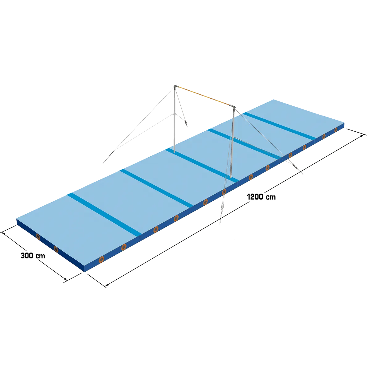 Set of Landing Mats Horizontal Bar “Moscow”