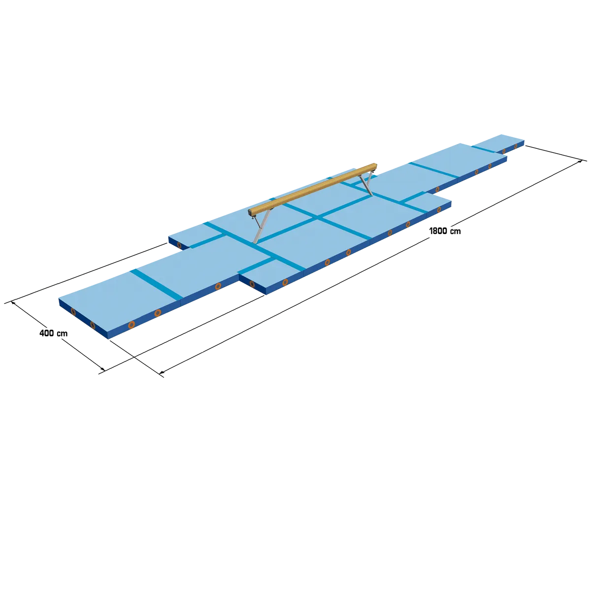 Set of Landing Mats Balance Beam “Moscow”