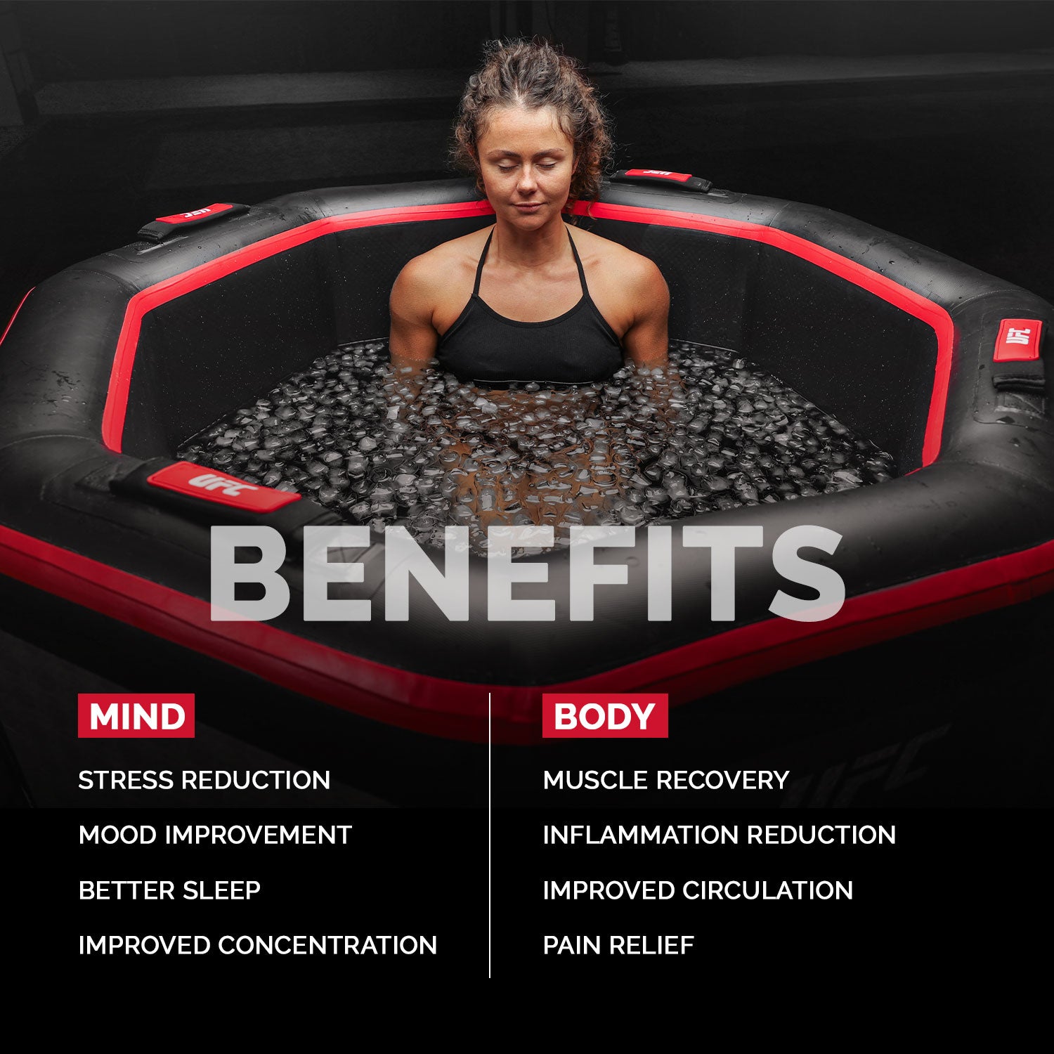 Kąpiel lodowa Netspa UFC Octagon Wellness