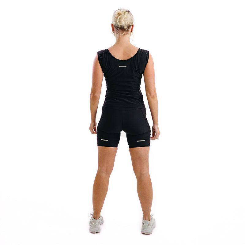 RDX W1 Women Sweat Shorts#color_black