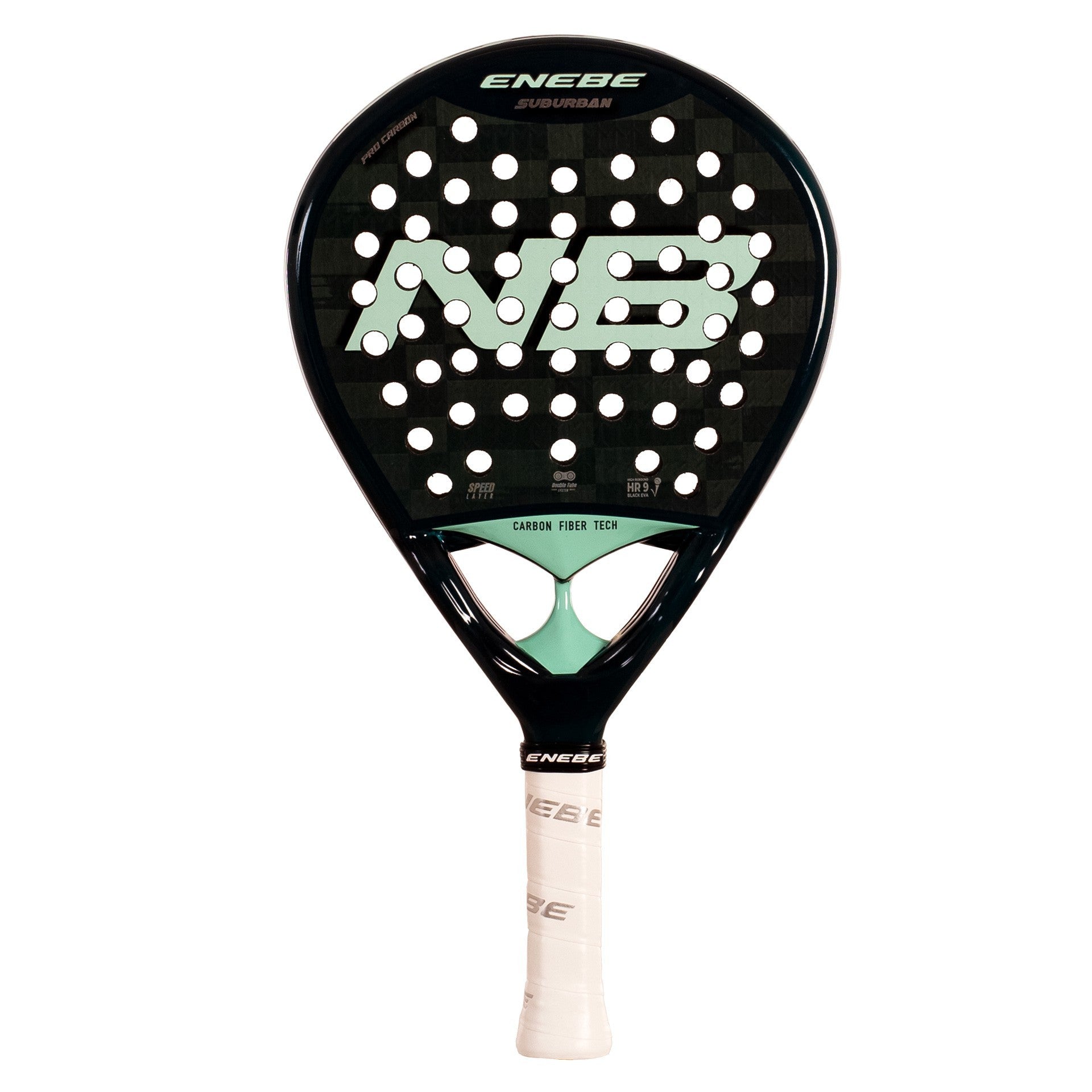 RAQUETE PADEL ENEBE SUBURBAN VERDE 12K PRO