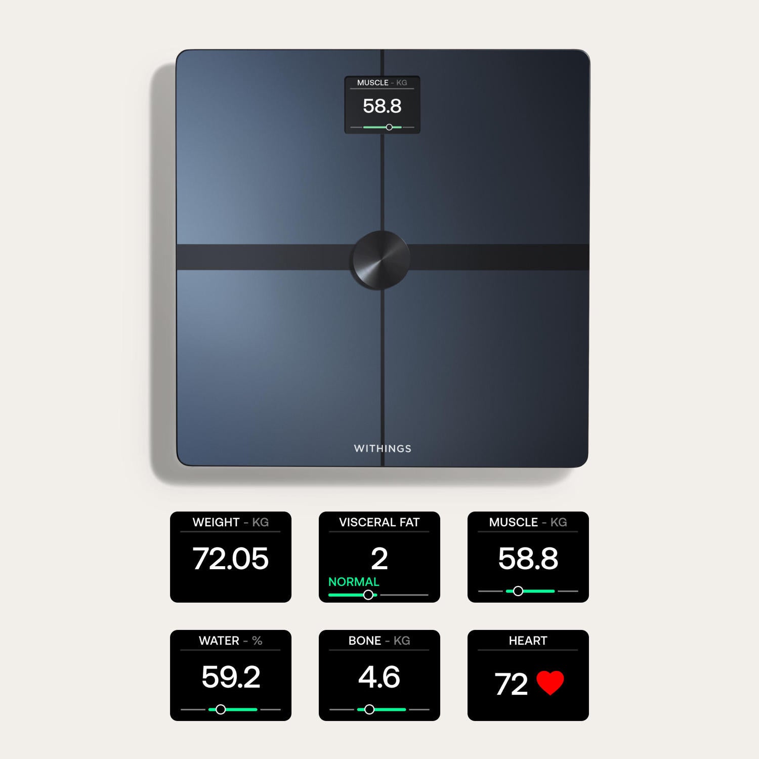 Báscula Body Smart - Black