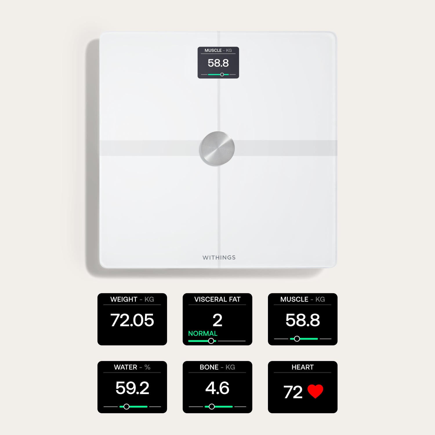 Balança Body Smart - White