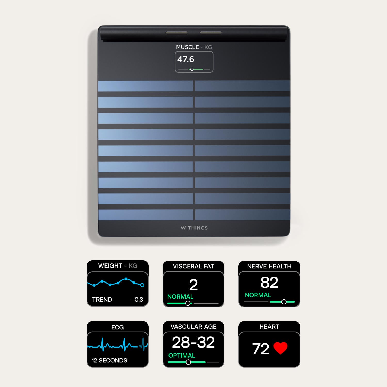 Báscula Body Scan - Black