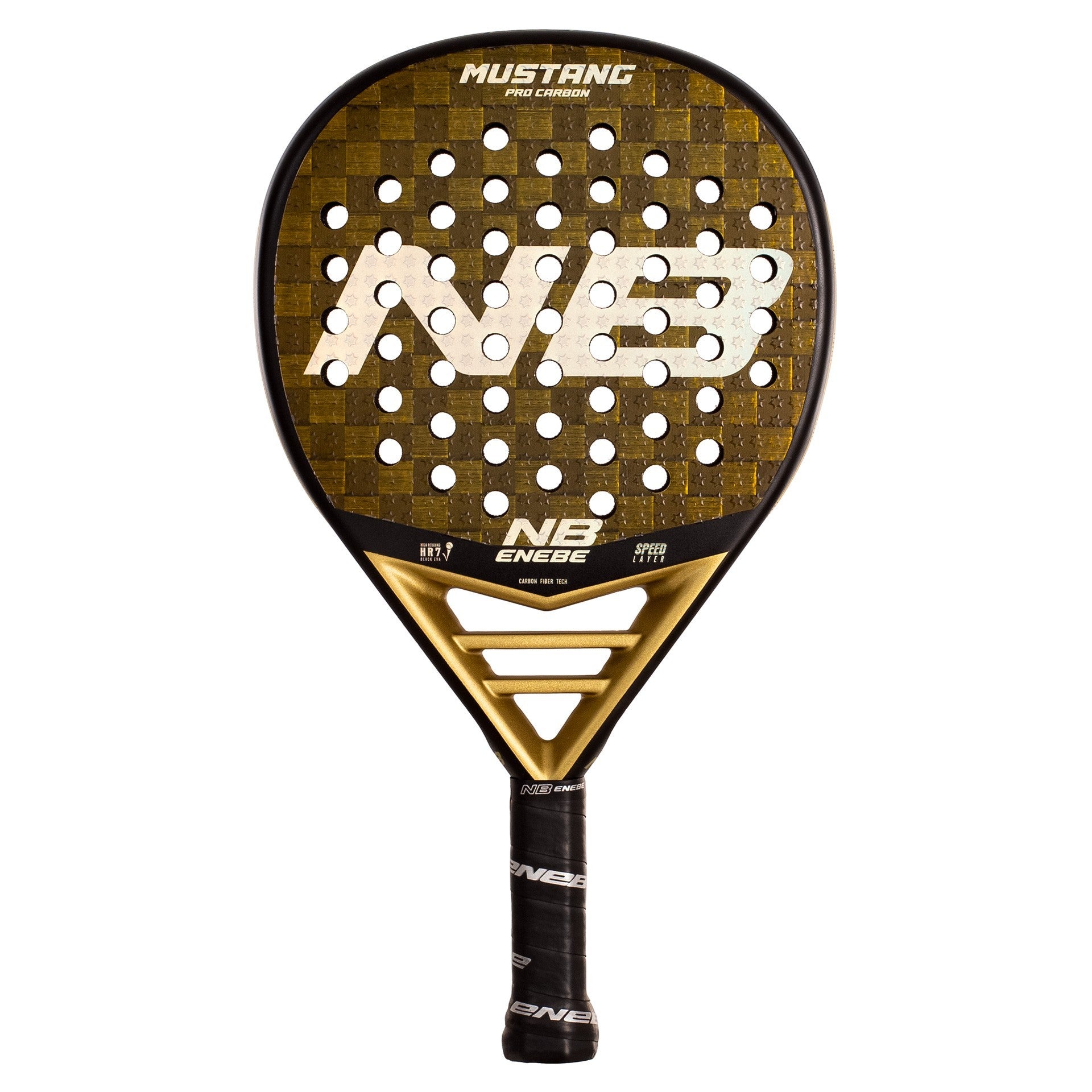 RAQUETE DE PADEL ENEBE MUSTANG PRO OURO CARBONO 15K