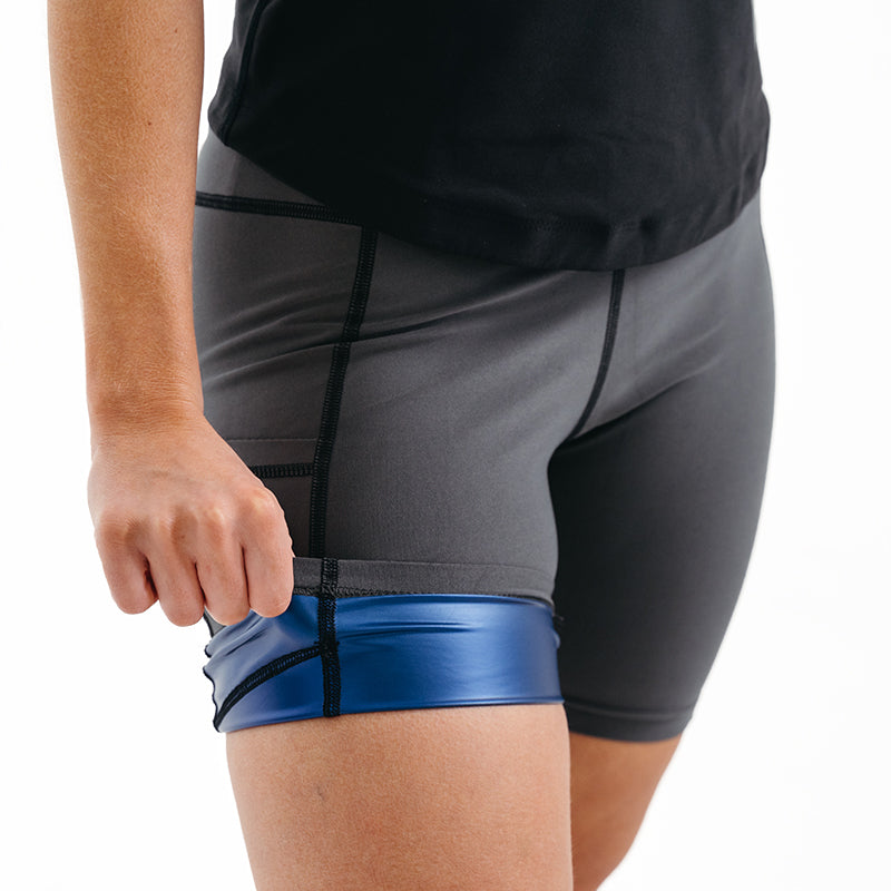 RDX W1 Women Sweat Shorts#color_grey
