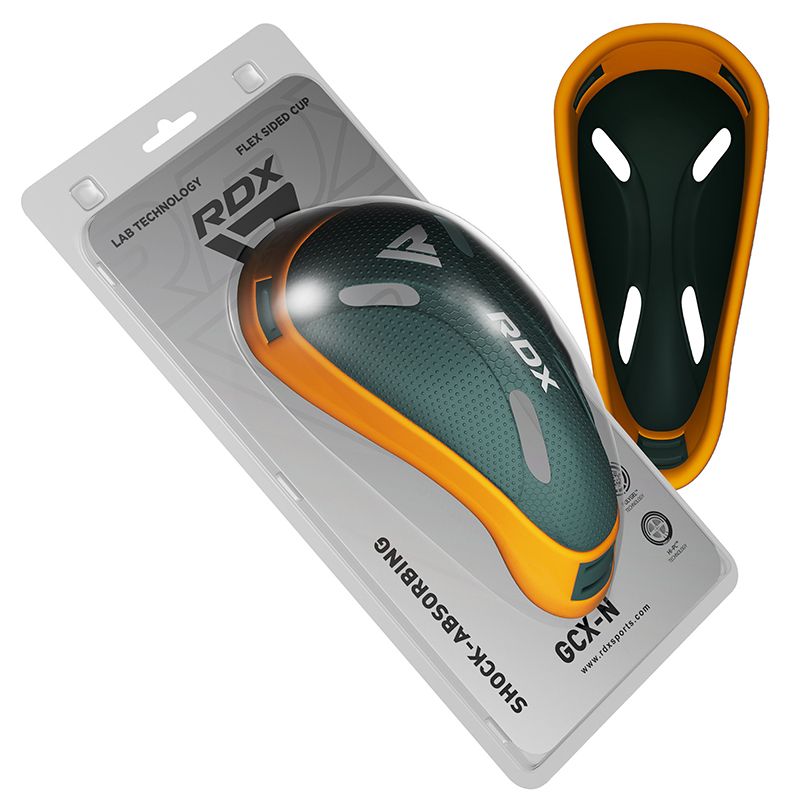 RDX CX POLYGEL GROIN CUP#color_orange