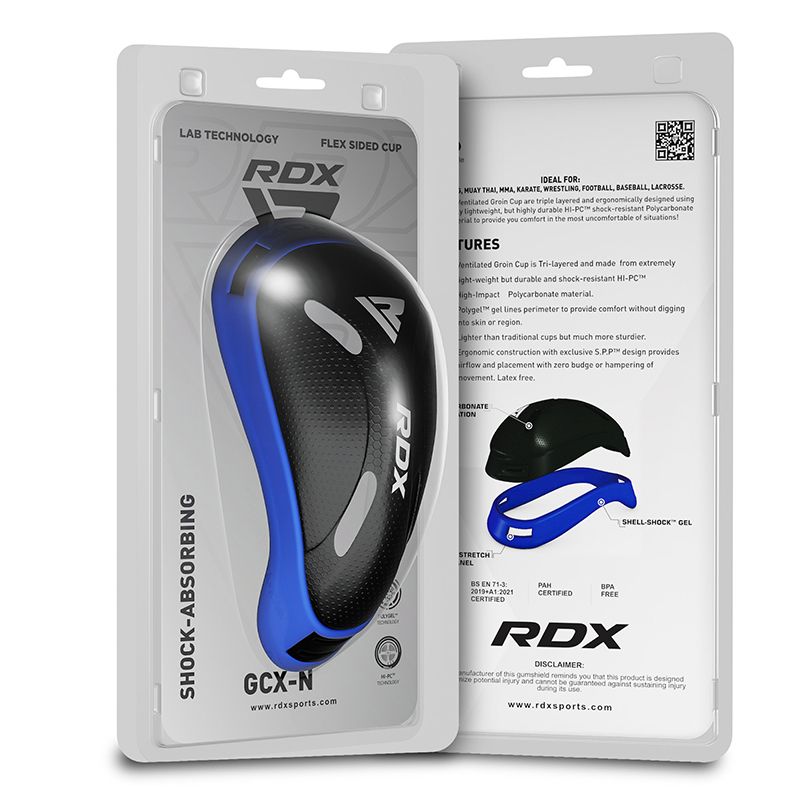 RDX CX POLYGEL GROIN CUP#color_blueblack