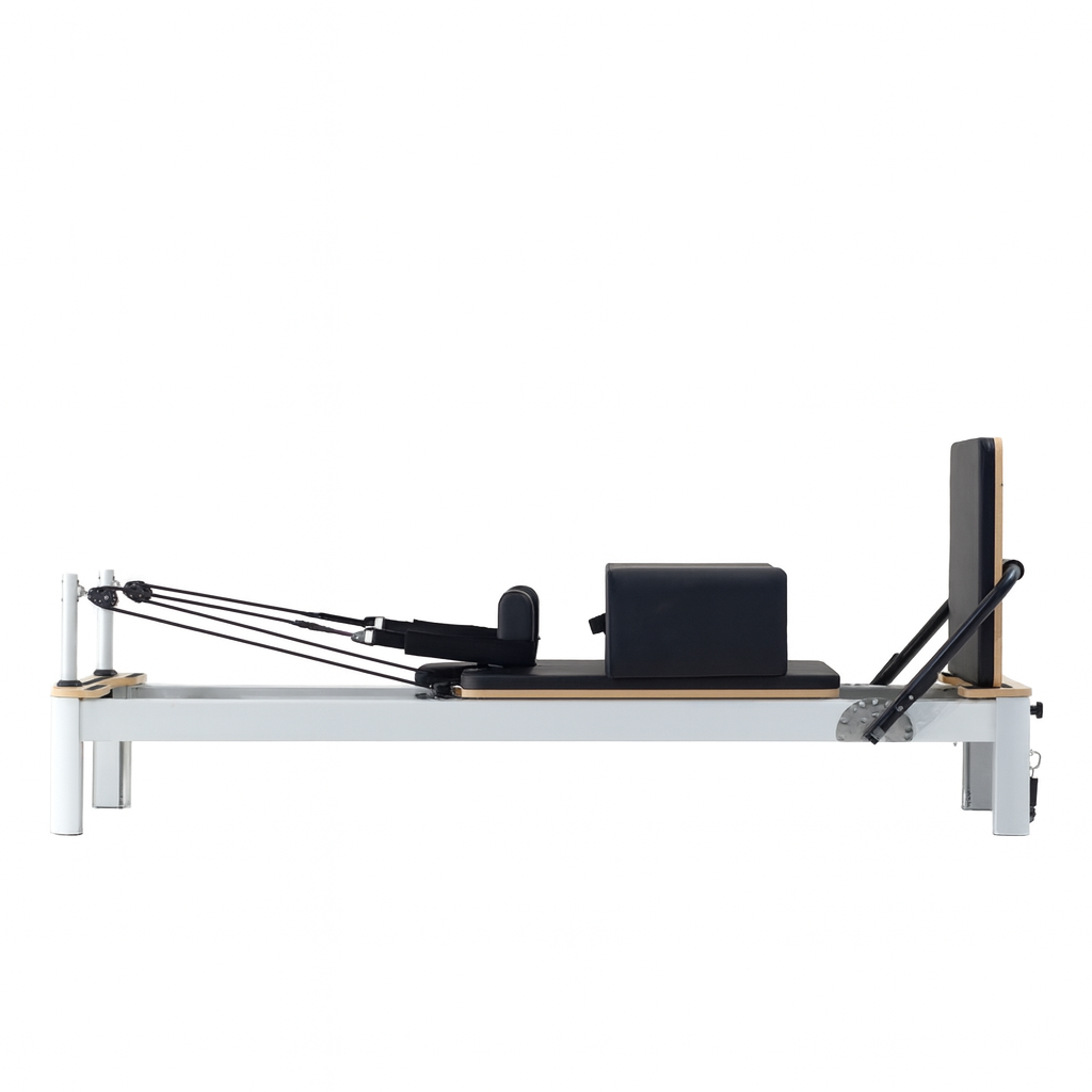 Reformer Pilates Blanco Aluminio