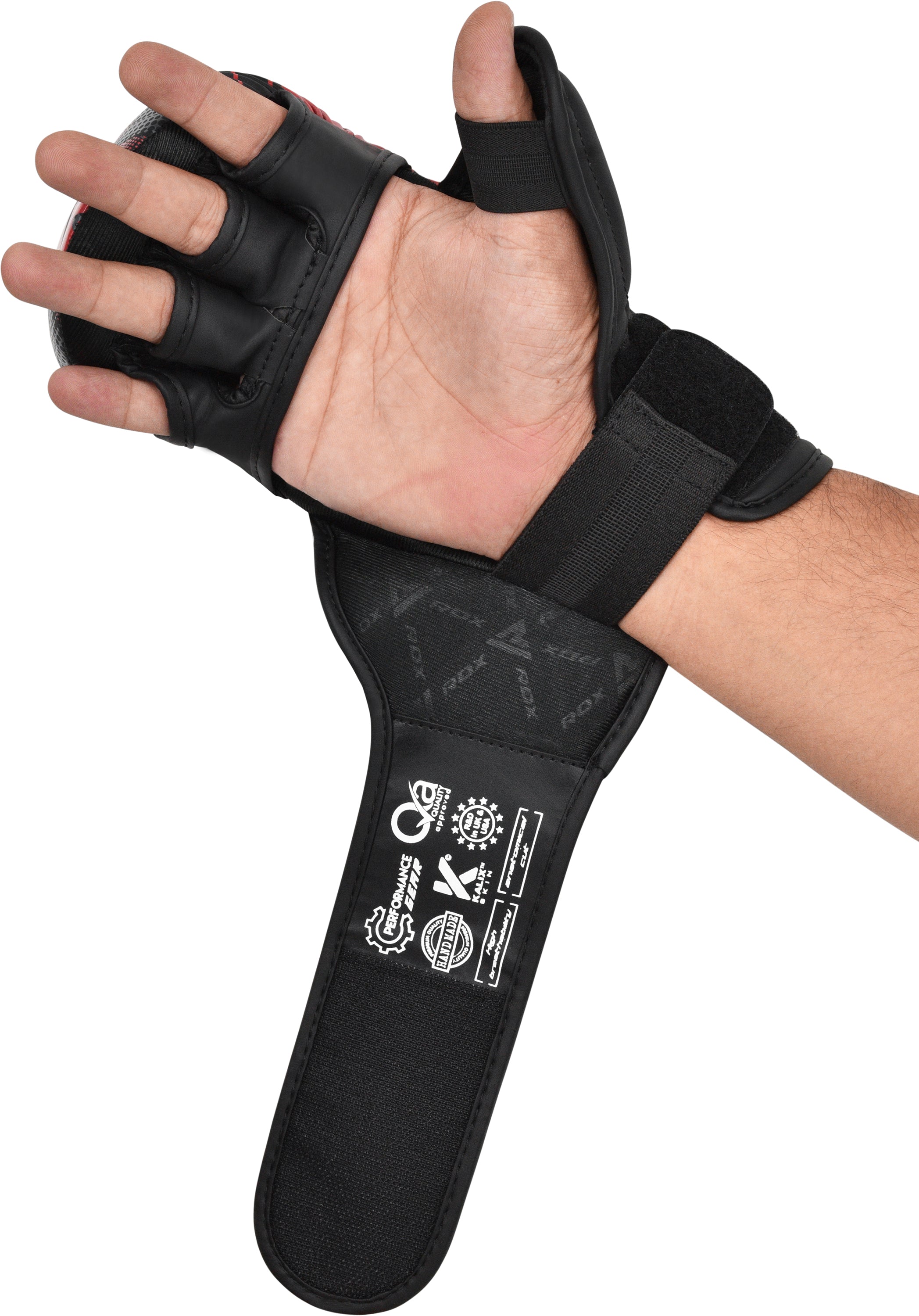 RDX GRAPPLING GLOVES SHOOTER IMMAF-1#COLOR_RED