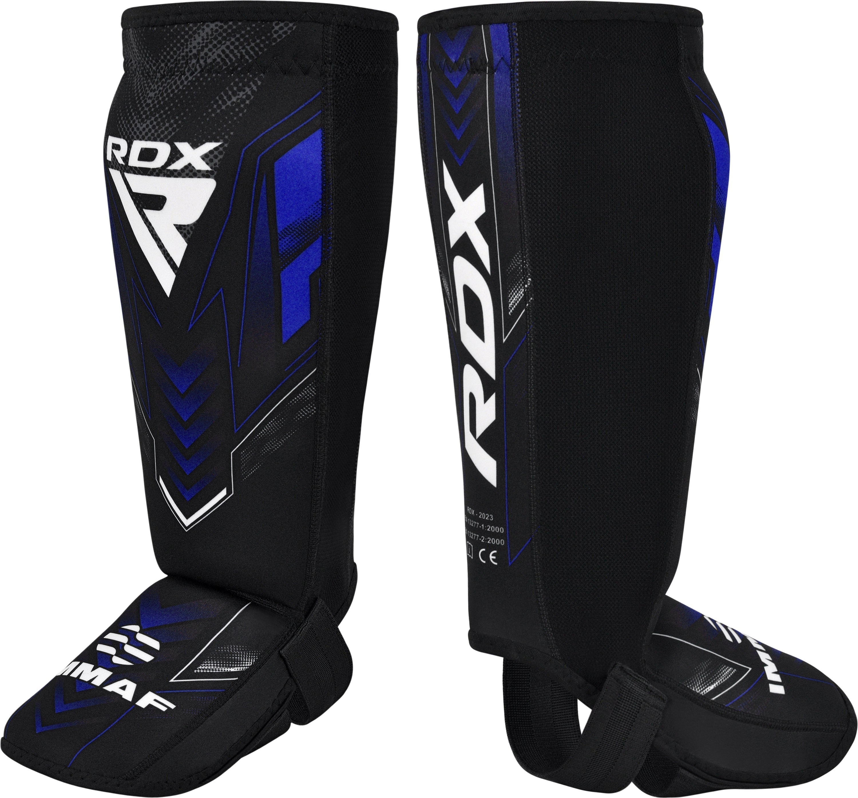 RDX Caneleiras de neoprene aprovadas pela IMMAF Azul - RDX 79acbdbb80