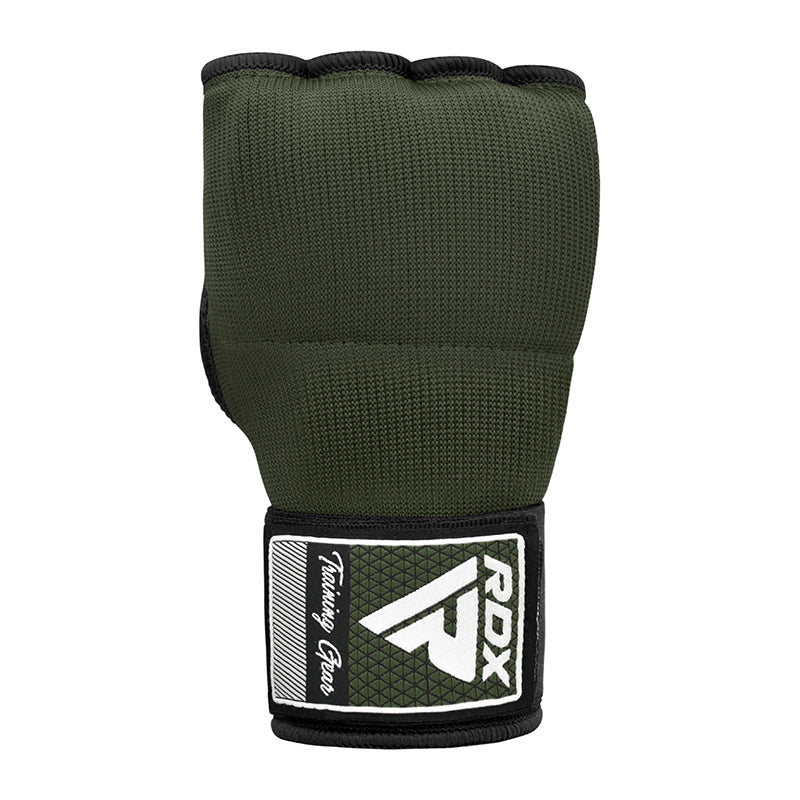 RDX IS Gel Padded Inner Gloves Hook & Loop Wrist Strap for Knuckle Protection OEKO-TEXÂ® Standard 100 certified#color_army-green