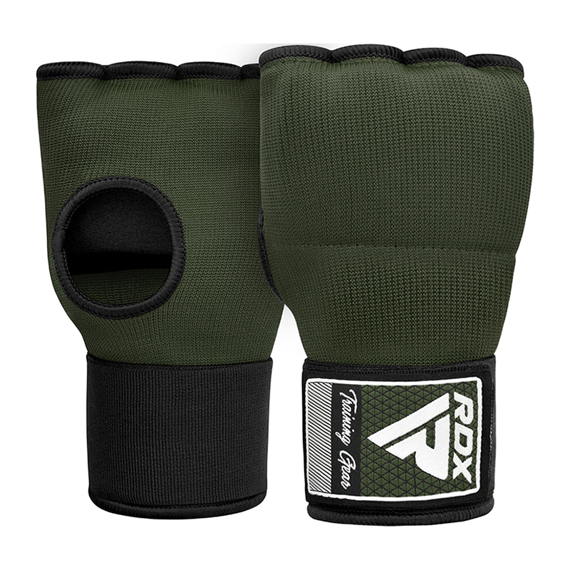 RDX IS Gel Padded Inner Gloves Hook & Loop Wrist Strap for Knuckle Protection OEKO-TEXÂ® Standard 100 certified#color_army-green