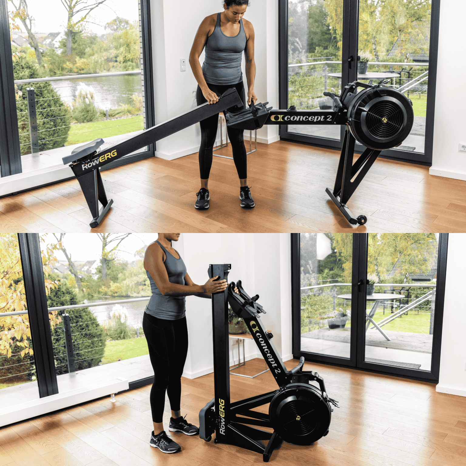 Concept2 RowErg PM5 - Piernas Largas
