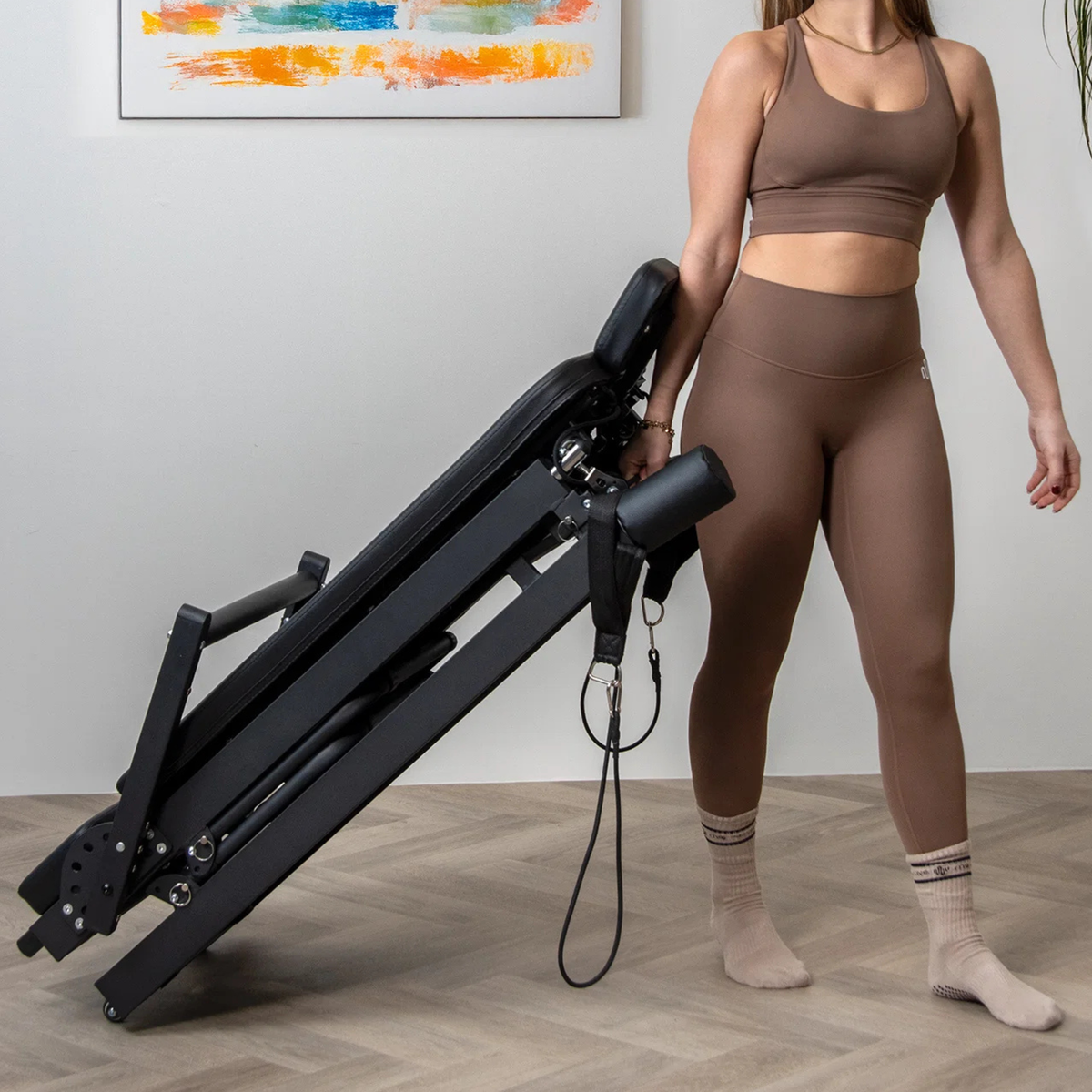 Mewave Pilates Reformer Bundle Preto