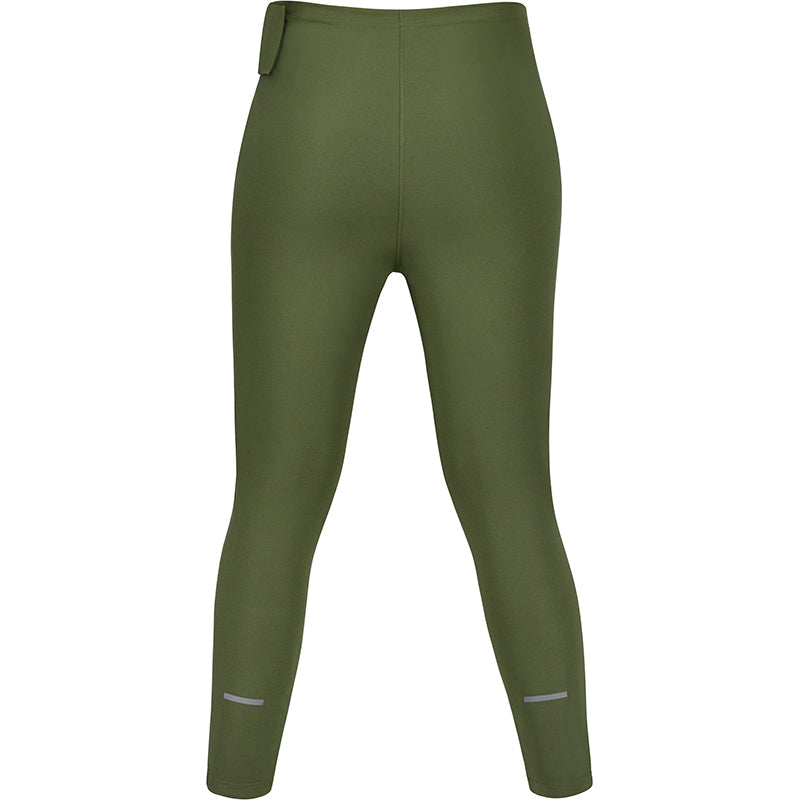 RDX SAUNA SWEAT LEGGINGS FOR WOMEN#color_army-green
