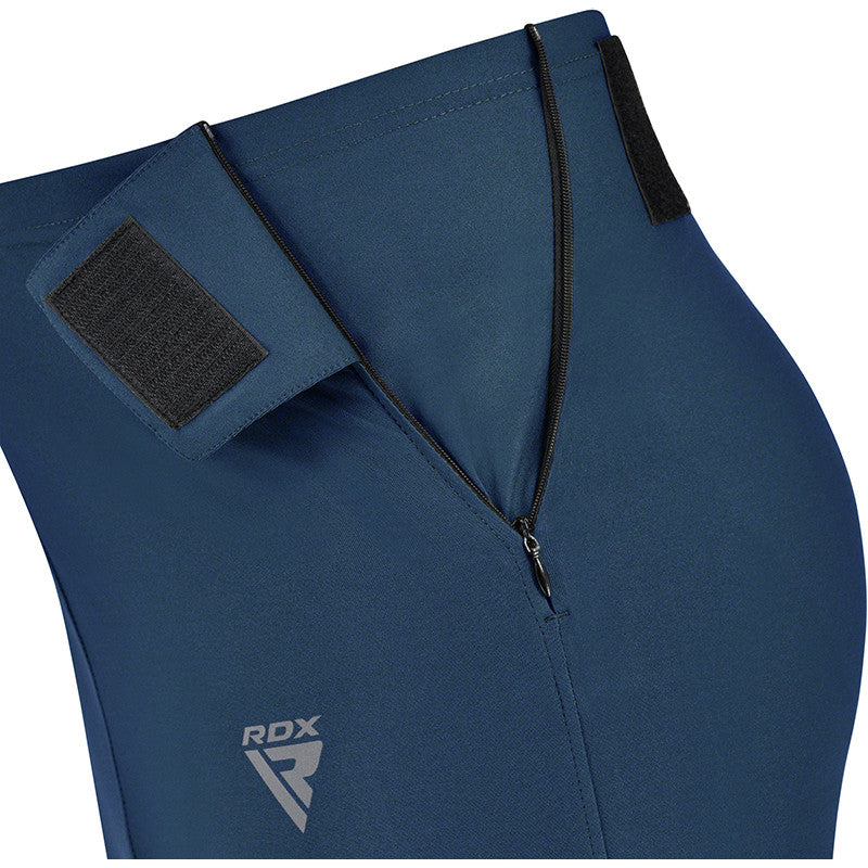 RDX SAUNA SWEAT LEGGINGS FOR WOMEN#color_blue