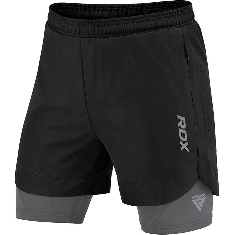 RDX Calção de MMA de compressão 2 em 1 T16 - RDX 777b1d8a6e