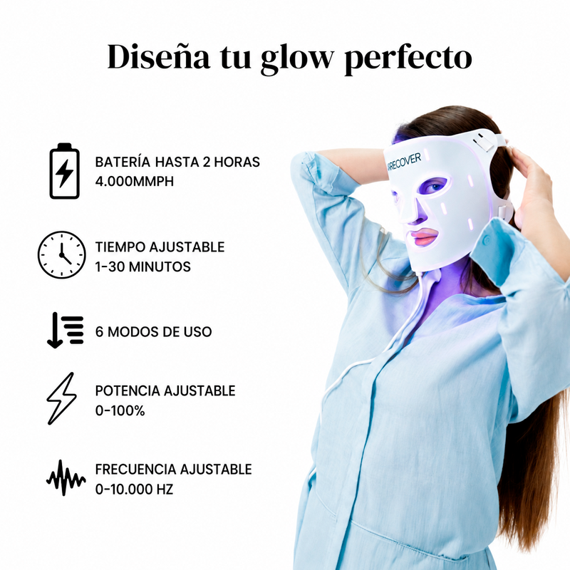 Máscara de Led -  AIR GLOW
