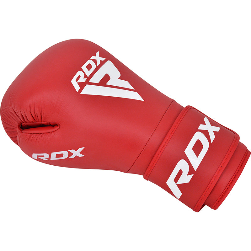 RDX IBA Luvas de boxe para competições amadoras vermelho - RDX a295c85e89