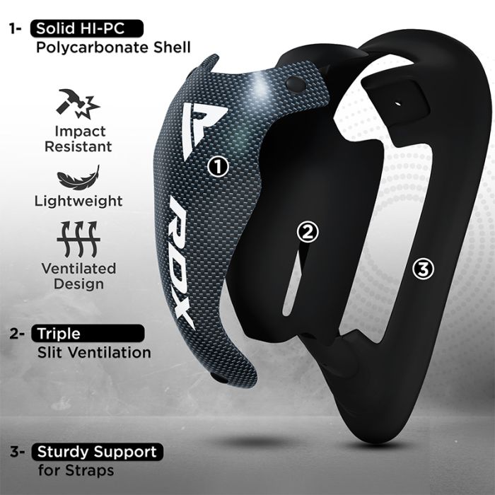 RDX 1N Gel Groin Protection Cup#color_black
