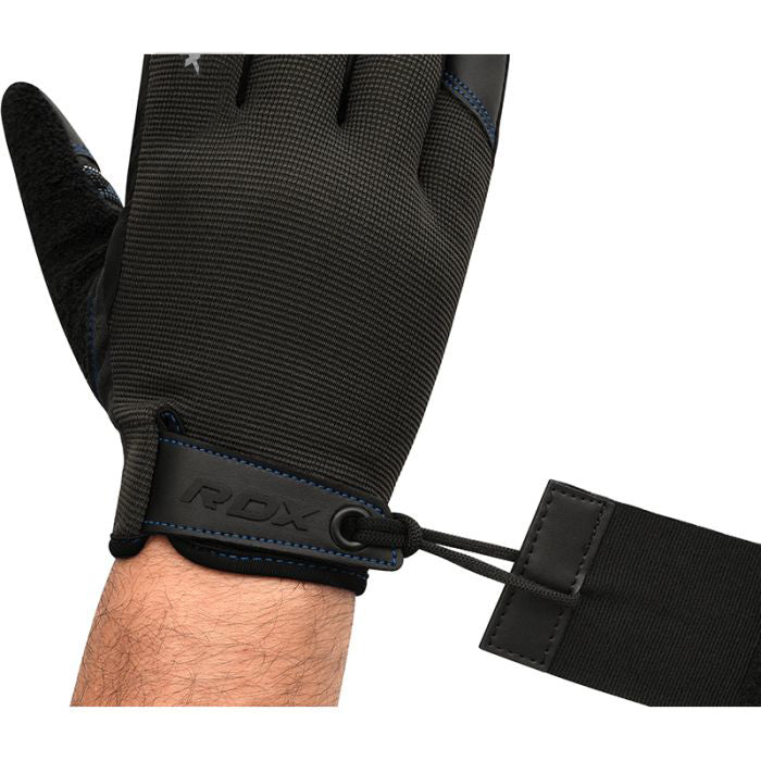 RDX T2 WEIGHTLIFTING FULL FINGER GYM GLOVES#color_blue