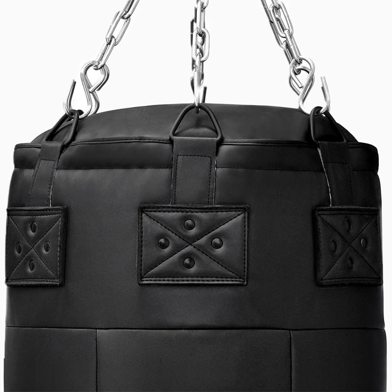 Saco de boxe RDX Full Black com luvas
