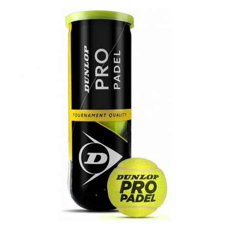 Pack de 3 Bolas de Padel Dunlop Pro Padel