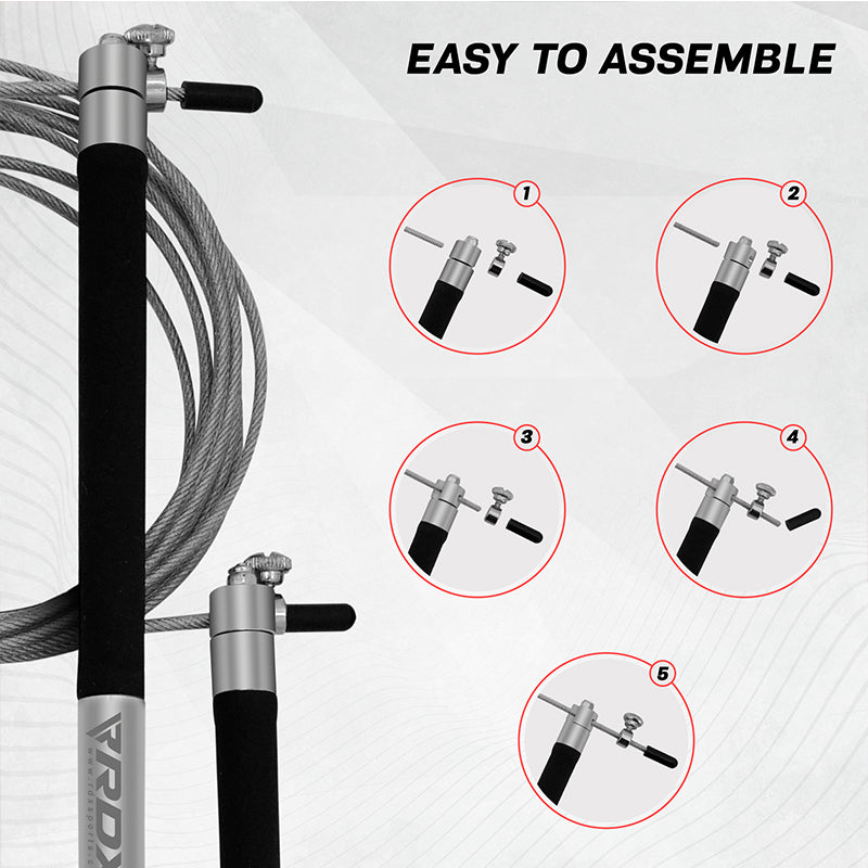 RDX C3 Corde ÃƒÆ’Ã¢â€šÂ¬ Sauter Ajustable De 10.3FT Avec PoignÃƒÆ’Ã‚Â©es AntidÃƒÆ’Ã‚Â©rapantes