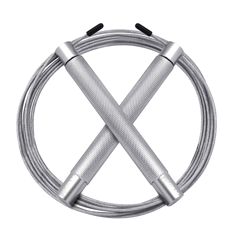 RDX C4 Silver Aluminium Adjustable Skipping Rope