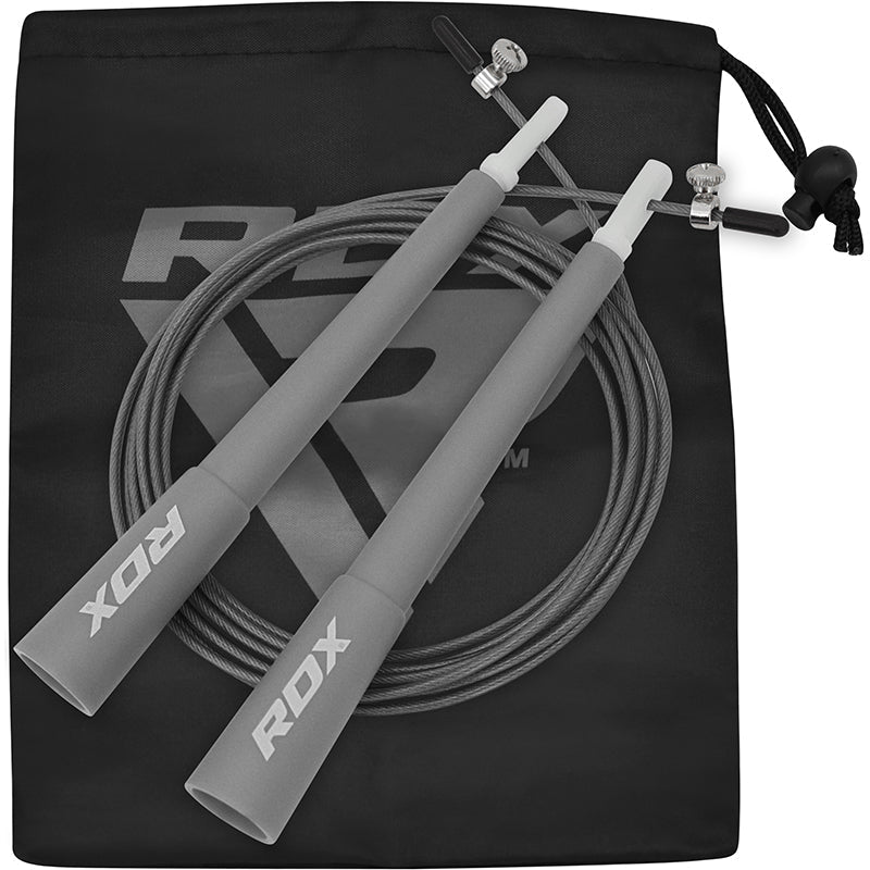 RDX C8 Adjustable Skipping Rope#color_grey