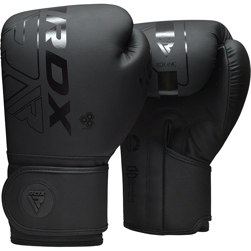 RDX F6 Kara Preto Luvas De Boxe - RDX e8679d6b5f