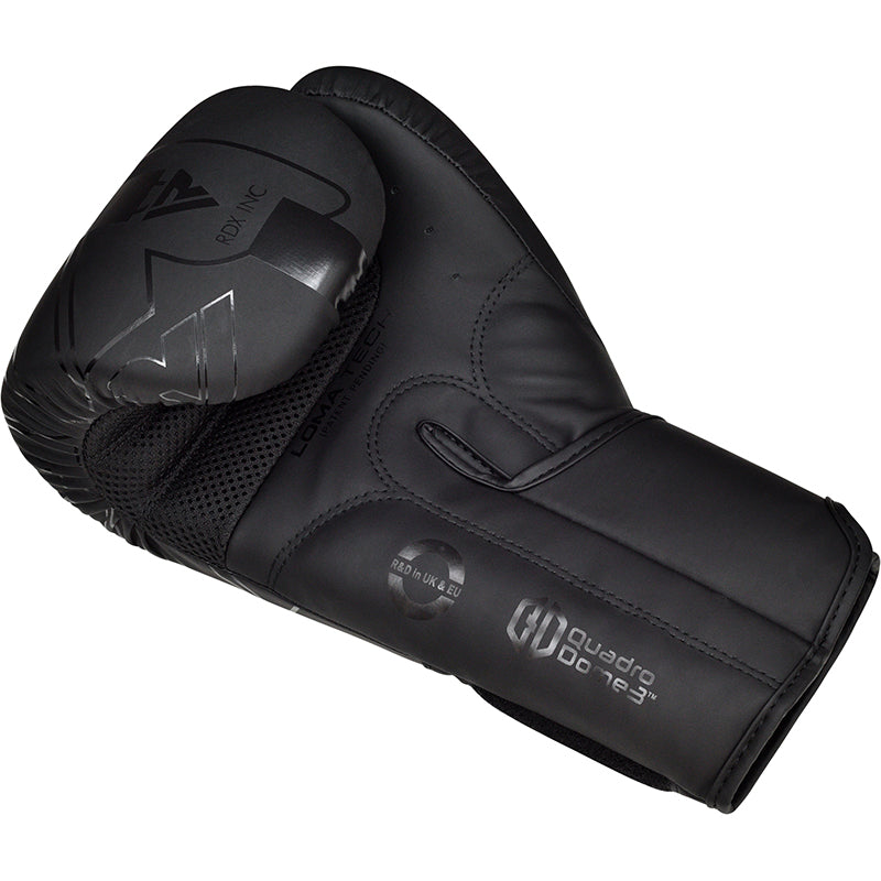 RDX F6 Kara Preto Luvas De Boxe - RDX 4bfcbfb178