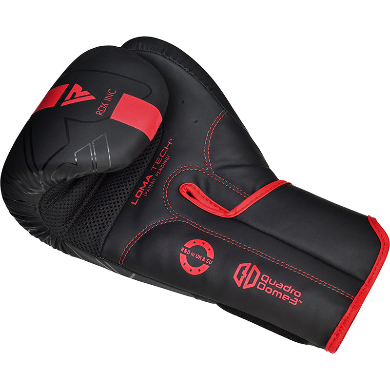 RDX F6 Kara Preto Luvas De Boxe - RDX d885f15fc4