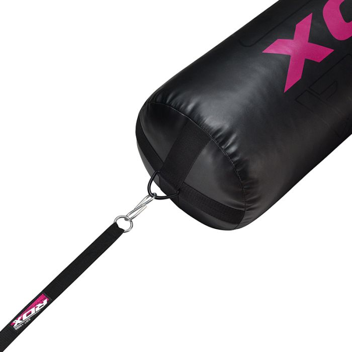RDX F6 KARA 4ft/5ft Punch Bag & Bag Gloves#color_pink