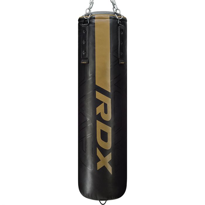 RDX F6 KARA 4ft/5ft Punch Bag & Bag Gloves#color_golden