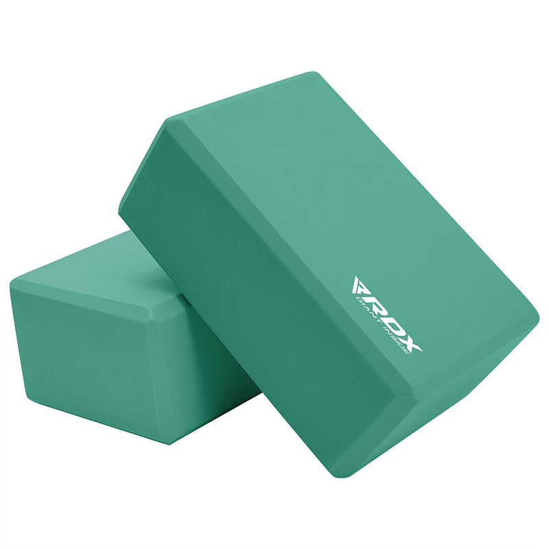RDX YB EVA Foam Yoga Block Non-Slip Brick-Green