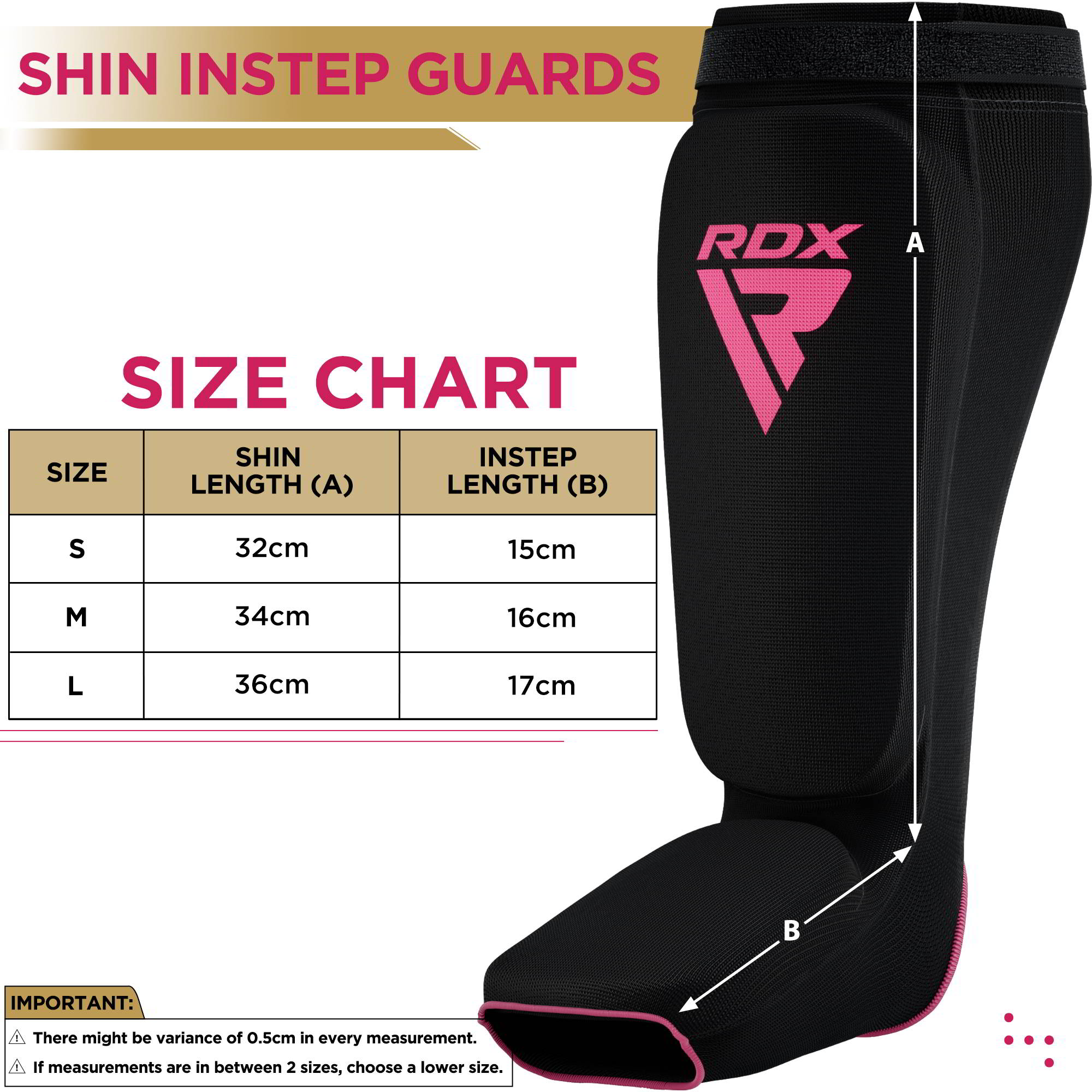 RDX SIB Shin Instep Guard OEKO-TEXÃ‚Â® Standard 100 certified#color_pink