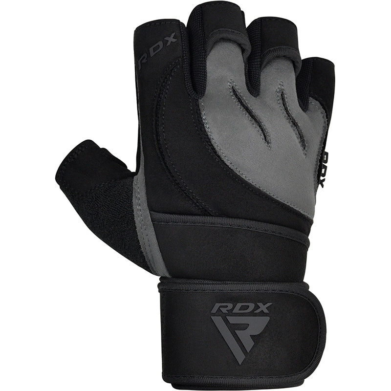 RDX L4 Luvas de Ginástica com Dedo Aberto Luvas para Levantamento de Peso - RDX 612aa11c7d