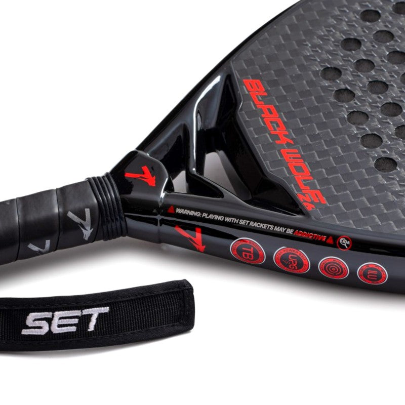 Raquete de Padel Set Black Wolf