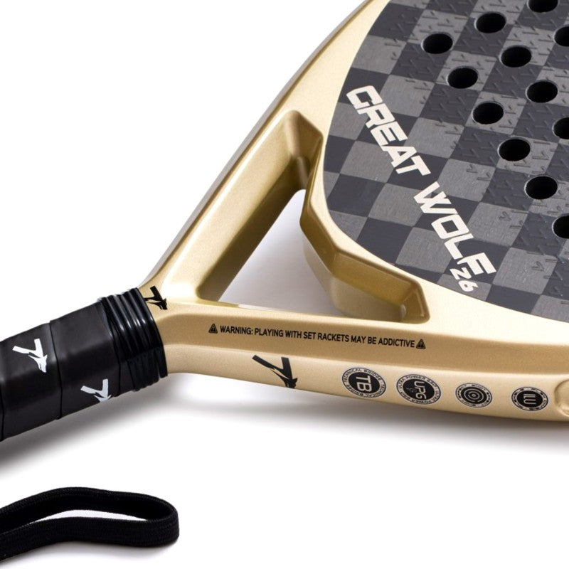Raquete de Padel Set Great Wolf