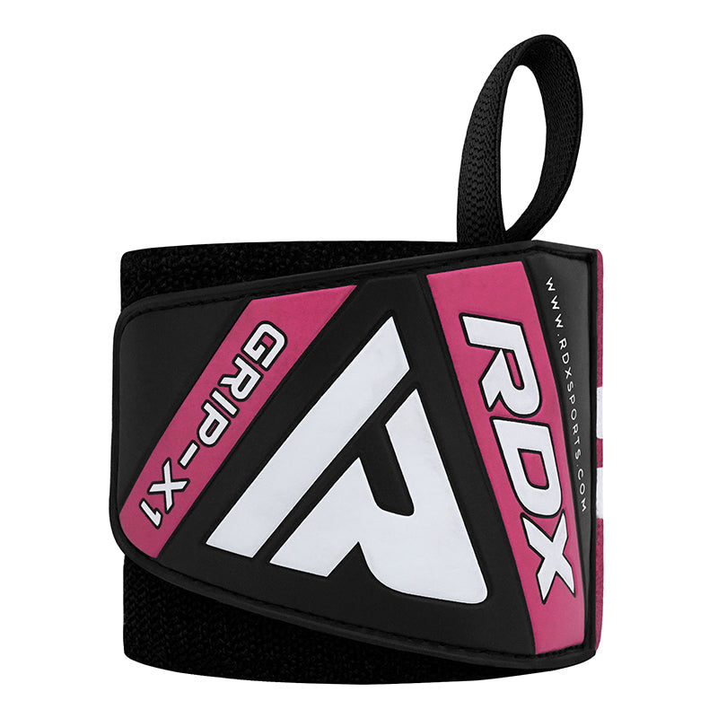 RDX W4 Wrist Support Wraps for Weight Lifting#color_pink