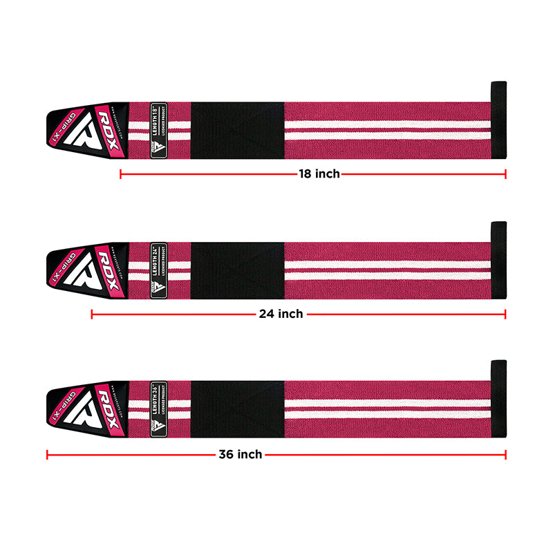RDX W4 Wrist Support Wraps for Weight Lifting#color_pink