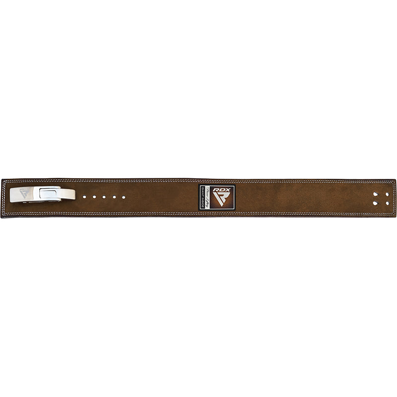 RDX 4 POLEGADAS IPL / USPA & WORLD POWERLIFTING CONGRESSO APROVADO POWERLIFTING LEATHER GYM BELT - RDX 3e82a318fc