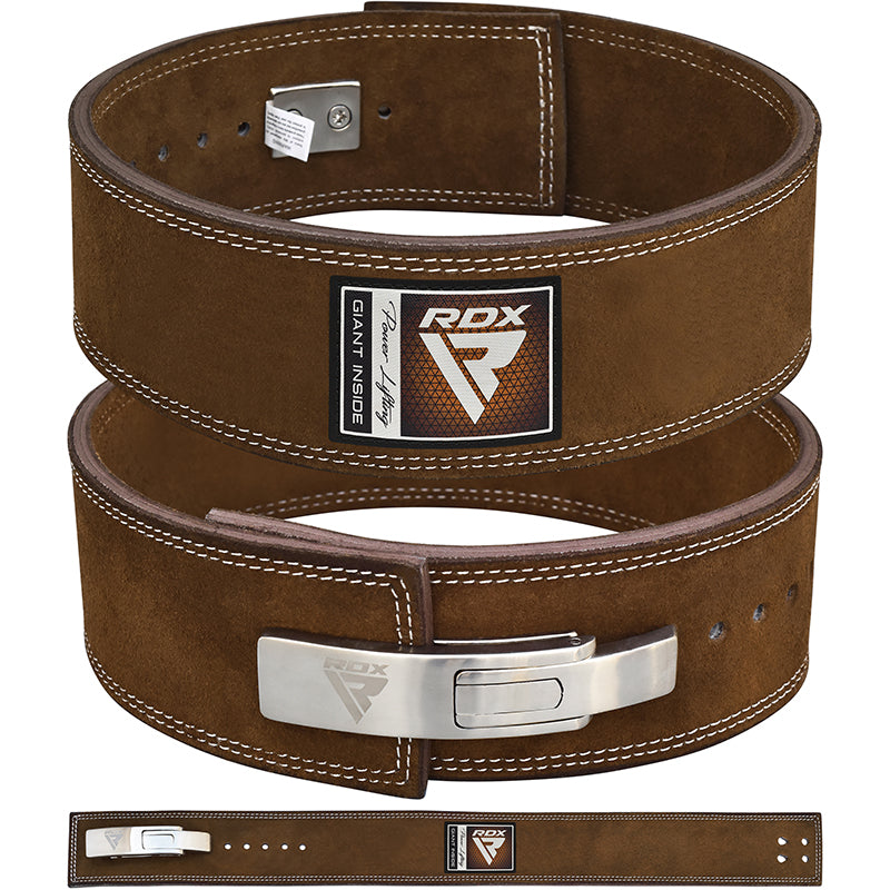 RDX 4 POLEGADAS IPL / USPA & WORLD POWERLIFTING CONGRESSO APROVADO POWERLIFTING LEATHER GYM BELT - RDX 2d3dee8025